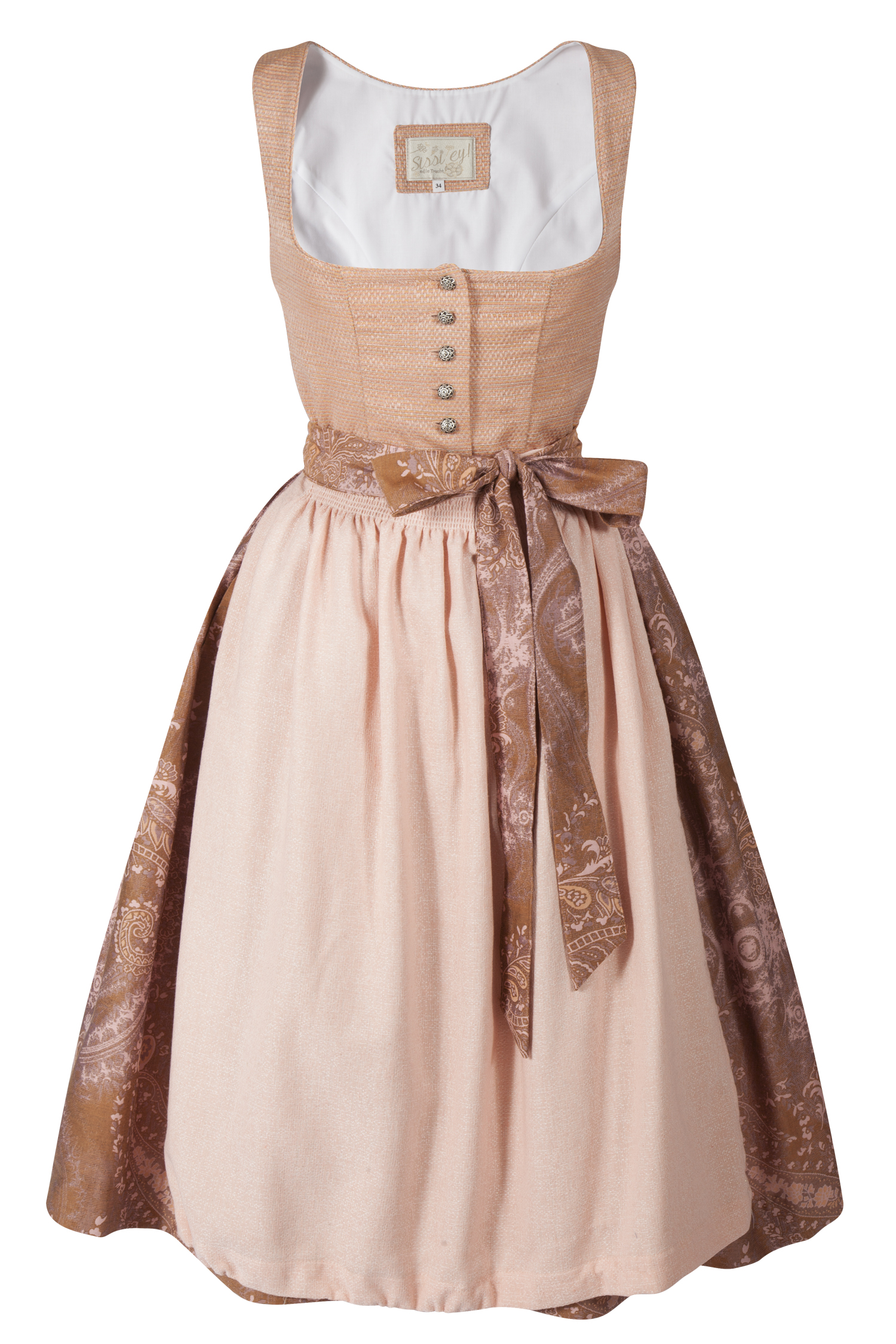 Dirndl Isabella von Sissi ey! in Orange