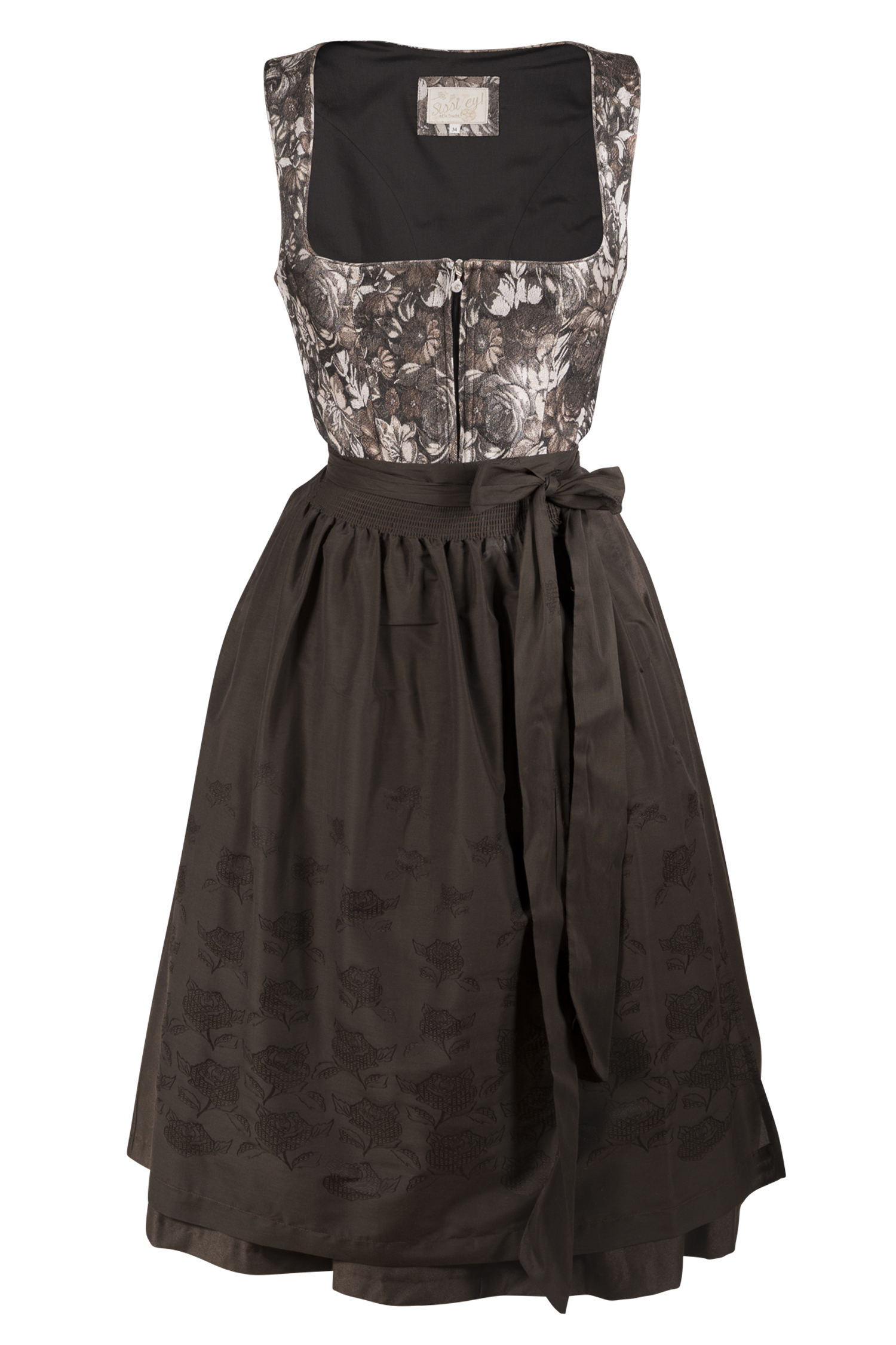 Dirndl Isabella von Sissi ey! in Braun