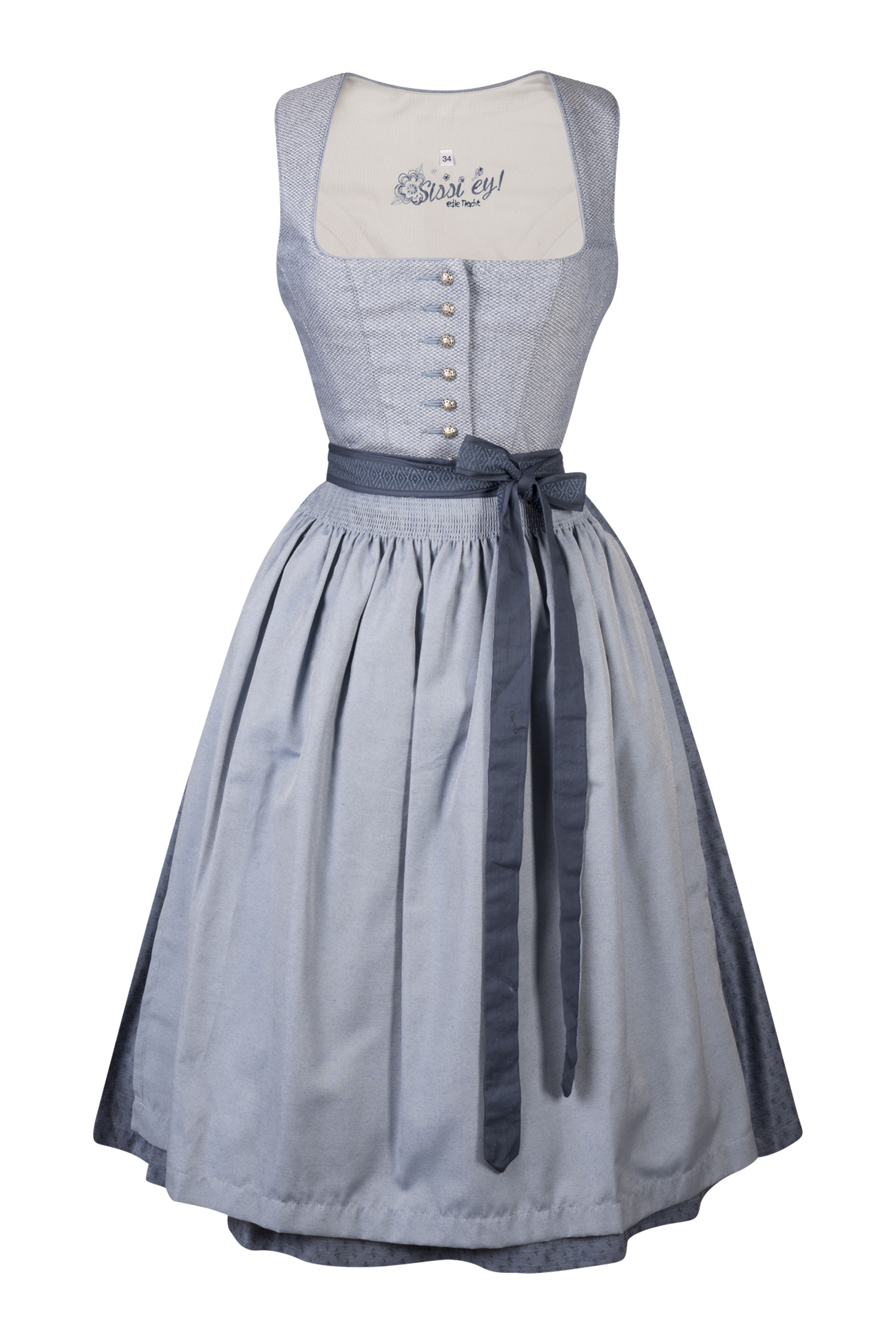 Dirndl von Sissi ey! in Hellblau/Blau