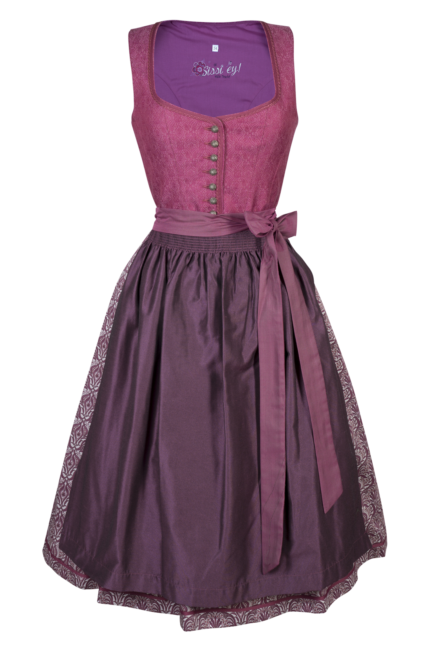 Dirndl von Sissi ey! in Magenta