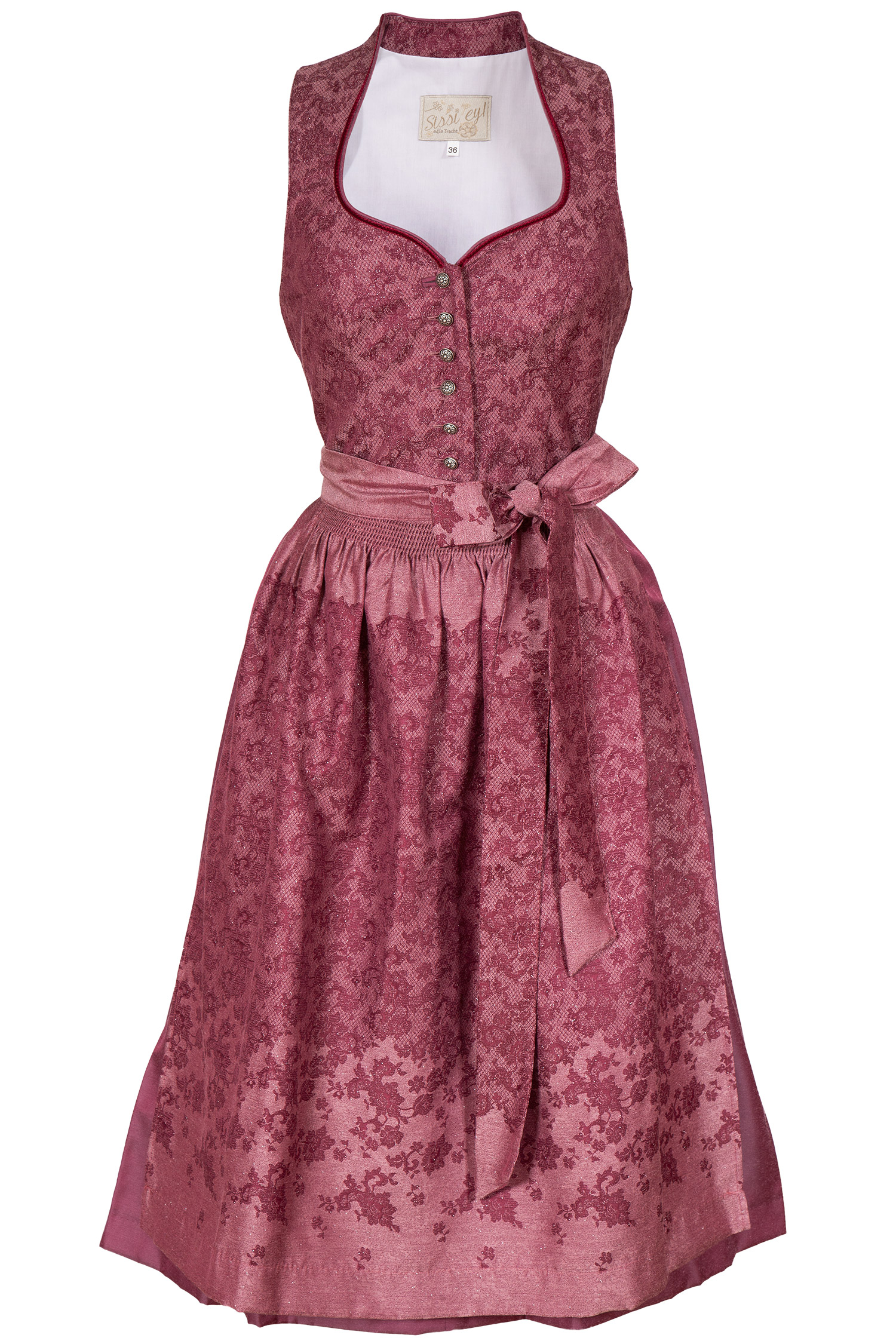 Dirndl Fanceska von Siss ey! in Rot